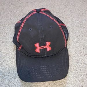 Dark grey and pink Under Armour hat